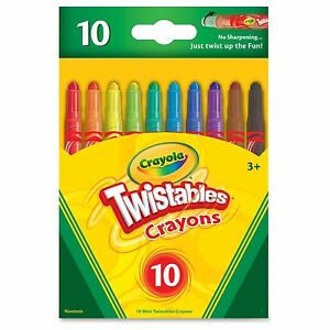 Marcadores Crayolas Twistables 10 Colores Ref. 7158
